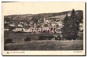 Old Postcard Lake Villers Or Vue Generale Cows