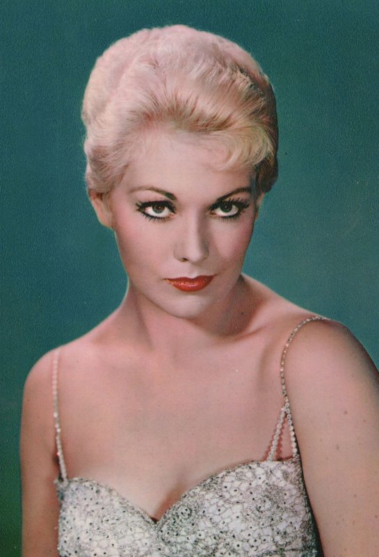 Kim Novak Sexy Evening Dress Film Actress Rare Photo Postcard Topics