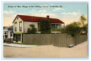 Mrs. Wiggs of The Cabbage Patch House Home Louisville Kentucky KY Postcard Jz16