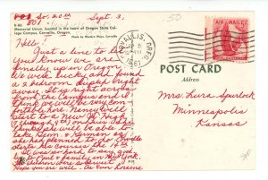 OR - Corvallis. Oregon State College, Memorial Union