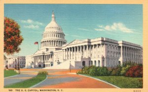 Vintage Postcard The U. S. Capitol Building Looking Amphitheatre Washington DC