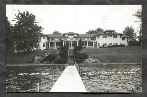 5252 - LAKE WAWASEE Indiana 1950s South Shore Inn Real Photo Postcard