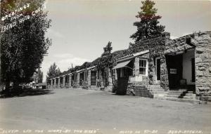 Vintage Roadside RPPC; Bend Auto Court on Deschutes River Hwy 97- 20 Bend OR