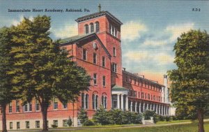 Postcard Immaculate Heart Academy Ashland PA