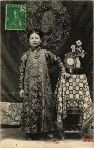 PC RICHE CONGAIE ETHNIC TYPES VIETNAM INDOCHINA (a36629)