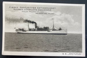 Mint Finland Real Picture Postcard SS Arcturus Finland Line