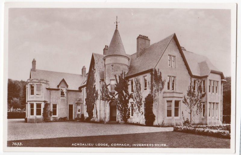 Inverness; Achdalieu Lodge, Corpach RP PPC, Unposted, By JB White 