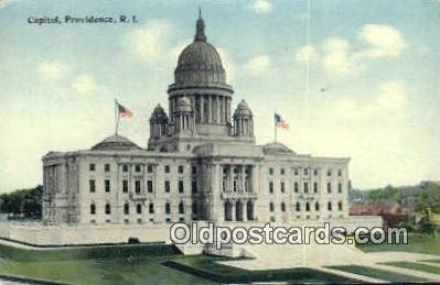 Providence, Rhode Island, RI State Capital USA 1912 wear left bottom corner, ...