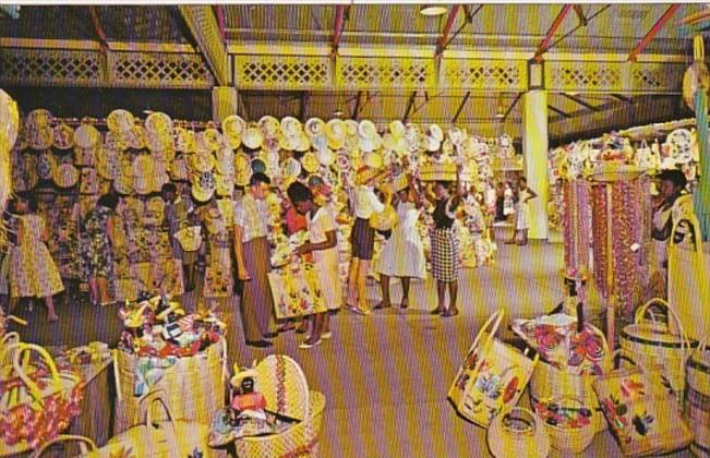 Jamaica Kingston Straw Section Of Victoria Crafts Market 1966