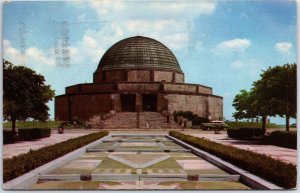 VINTAGE POSTCARD THE ADLER PLANETARIUM AT CHICAGO ILLINOIS POSTED 1953 W287