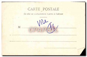 Old Postcard Vire Interior of & # 39eglise