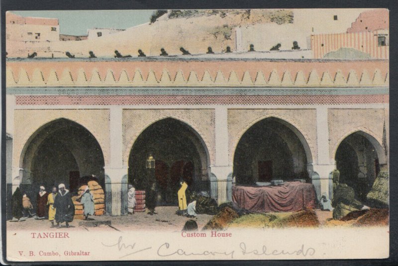 Morocco Postcard - Tangier - The Custom House   T3407