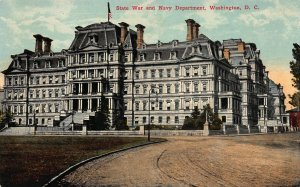 State, War, and Navy Departments, Washington, D.C., early postcard, unused