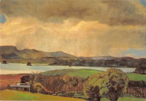 uk6844 loch leven kinrossshire oil on canvas scotland  uk