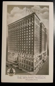 Vintage Postcard 1907-1915 The Benjamin Franklin Hotel, Philadelphia, PA