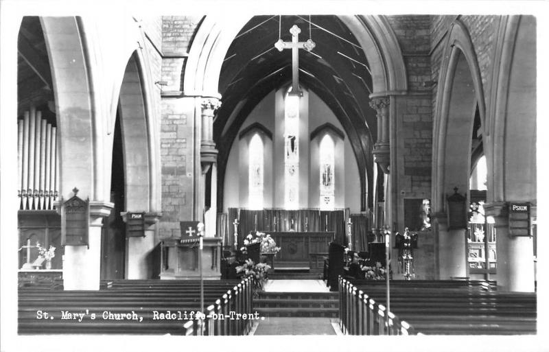 BR70103 st mary church radcliffe on trent real photo uk