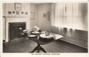 Hampshire Postcard - The Austens' Parlour - Chawton - Real Photograph  U1491