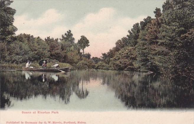 Maine Portland Scene At Riverton Park