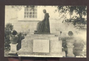 RPPC ST. MARTINVILLE LOUISIANA EVANGELINE STATUE VINTAGE REAL PHOTO POSTCARD