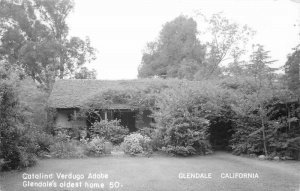 California Glendale Catalina Verdugo Adobe RPPC Photo Postcard 22-9053