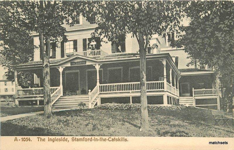 C-1910 Stamford Catskills New York Ingleside Barton Spooner postcard 6445