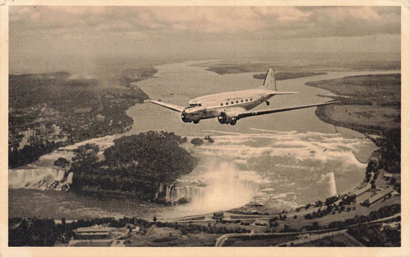 Chicago IL American Airlines Flagship Fleet in 1942, Postcard 