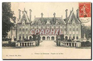 Old Postcard Chateau Courances Facade of the Park