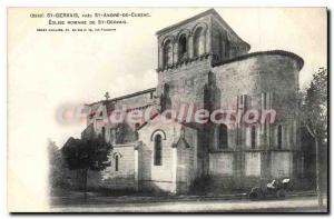 Postcard Old St Andre De Cubzac Romanesque church of St Gervais