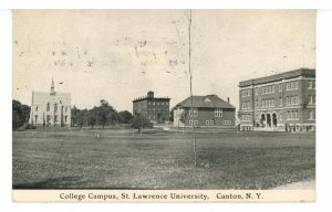 NY - Canton. St. Lawrence University, Campus ca 1913