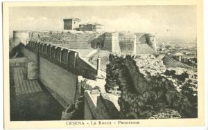 Italy, Cesena, La Rocca Panorama early 1900s unused Postcard