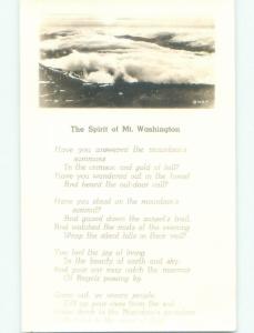 old rppc SPIRIT OF MOUNTAIN Mount Washington - White Mountains NH i6995