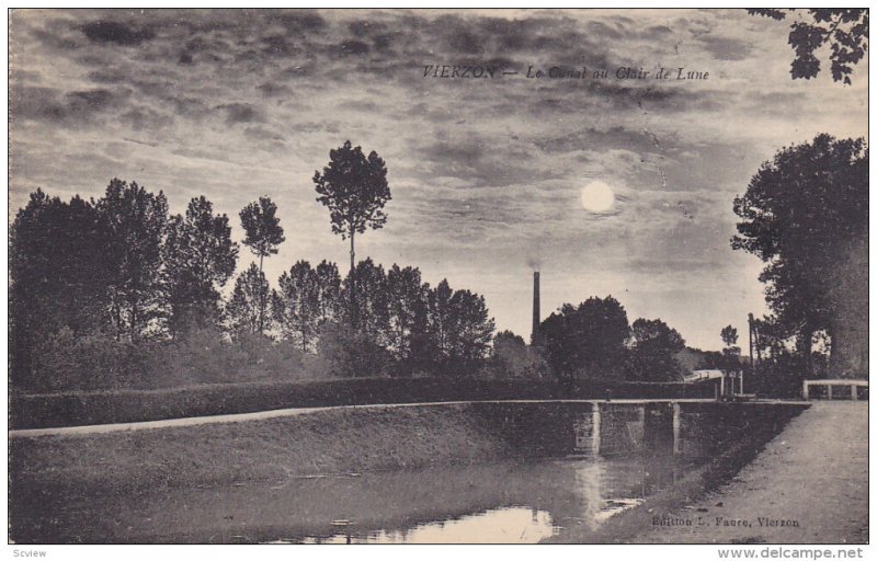 VIERZON, Cher, France; Le Canal au Clair de Lure, 00-10s