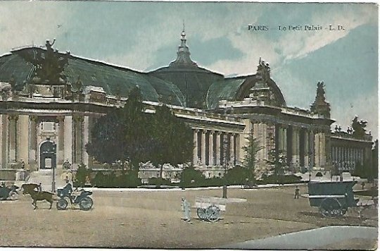 Paris - Le Petit Palais - L.D. Rue du Helder 1900s French Vintage Postcard