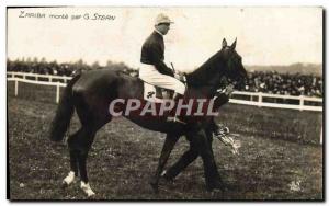 Old Postcard Horse Riding Equestrian Zariba up G Stern