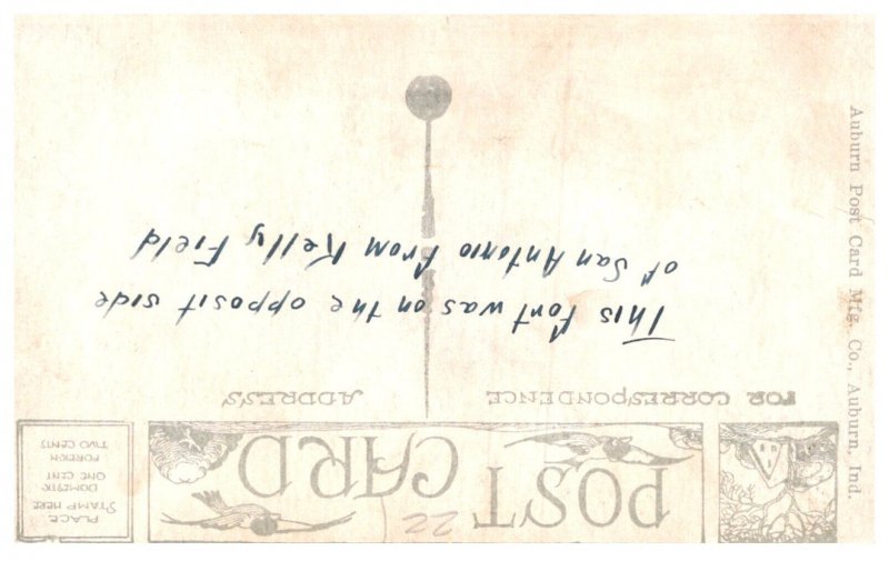 Texas Fort Sam Houston , Airplane view showing Quadrangle