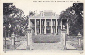 Mississippi Natchez Dunleith Residence Of J N Carpenter Curteich