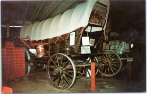 postcard Minden, Nebraska - Pioneer Village - Conestoga Wagon