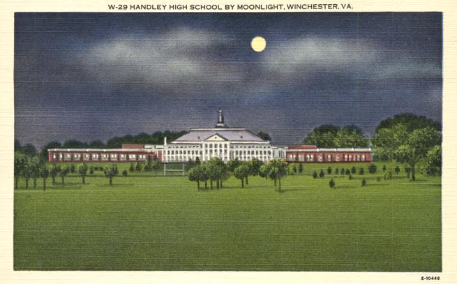 Handley High School in Moonlight - Winchester VA, Virginia - Linen