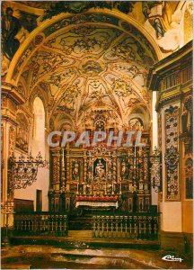 Postcard Modern Peisey Nancroix Savoie Interior of Notre Dame Vernettes