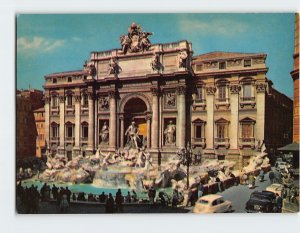 Postcard The fountain of Trevi, Rome, Italy