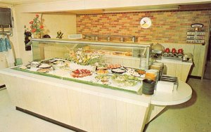 Postcard Colonial Kitchen Smorgasbord Restaurant in Marshall, Illinois~129328