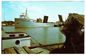 The Medusa Challenger, 10th Street Drawbridge, Manito, Wisconsin, Freighter Ship