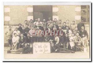 Sens CARTE Photo 4th Regiment of the 10th Company & # 39infanterie (c & # 39e...