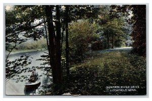 Bantam River Drive Litchfield Connecticut CT UNP  DB Postcard G17