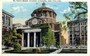 Columbia University in New York City, New York