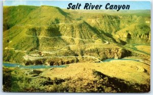 B-70186 Switchback Through Salt River Canyon, Arizona