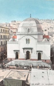 Alger Algeria Synagogue Vintage Postcard AA75661