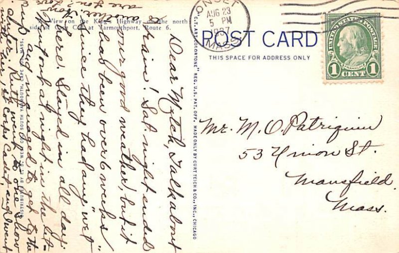 An Old Cape Cod Lane Cape Cod, Massachusetts MA