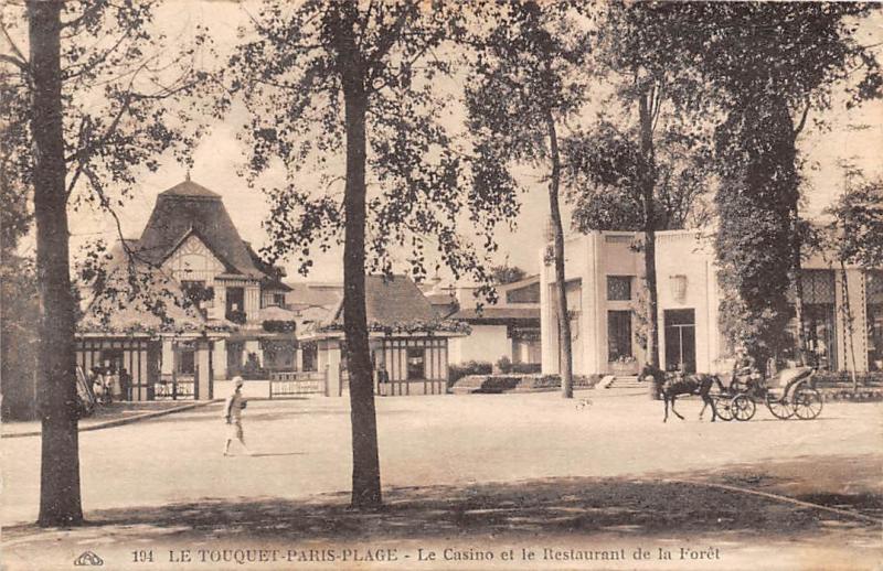 Le Touquet Paris Plage Le Casino Et Le Restaurant De La