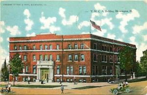 IL, Bloomington, Illinois, YMCA Building, Tichnor No. 4021
